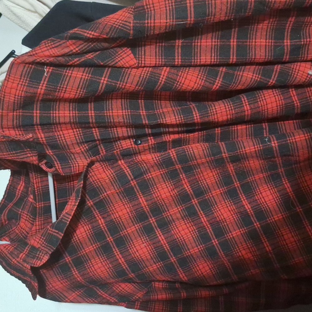 Skeleton Cool Graphic Plus Size flannel